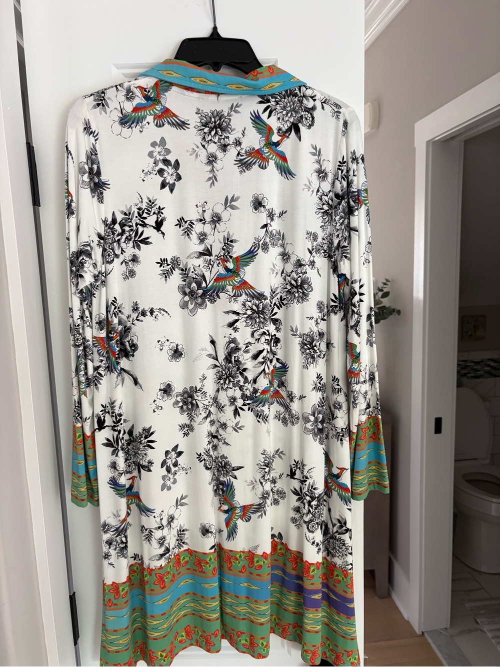 Johnny Was size Medium Jersey Dress - Picture 5 of 8